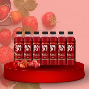 Kit Kombucha Morango & Hibisco – 7 unidades