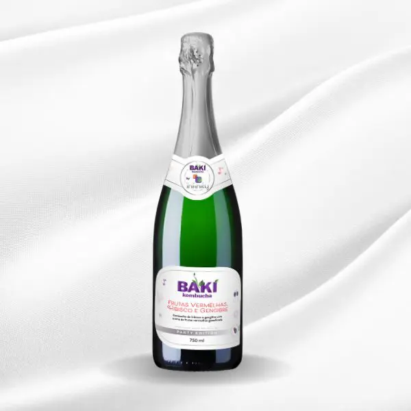 Espumante de Kombucha - Frutas Vermelhas